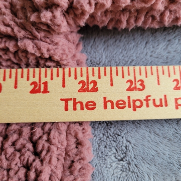 32 DEGREES HEAT PINK SHERPA JACKET SHIRT BUTTON UP WITH CHEST POCKETS EUC XS/S - Picture 6 of 7